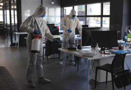 Sanificazione In Ufficio