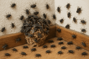 nidi di mosche dove si trovano