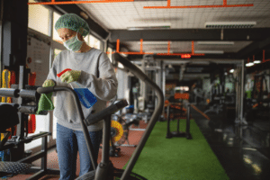 Pulizia professionale delle palestre